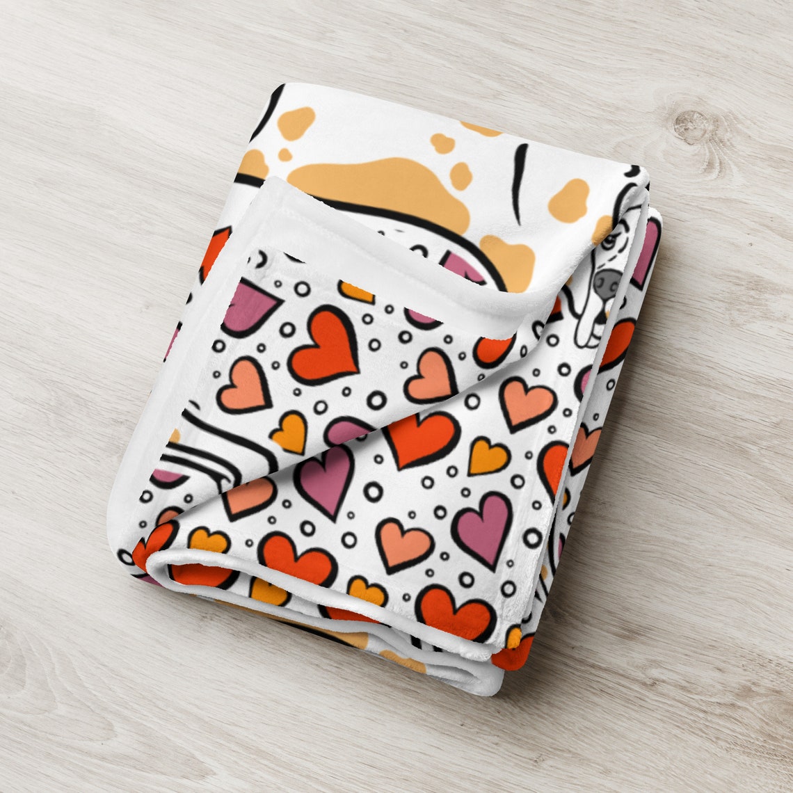 Fawnequin Great Dane Throw Blanket Holiday Dog Blanket Great Etsy