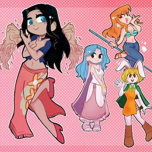 Pirate Girls Keychain/Charms