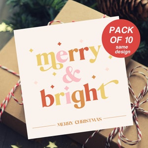 Pacote com 10 cartões de Natal dobrados com envelopes, cartões de Natal Boho, cartões australianos, cartões de Feliz Natal