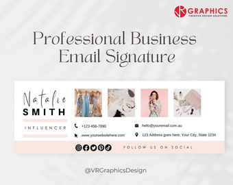 Editable Email Signature Template: Canva Design for Business