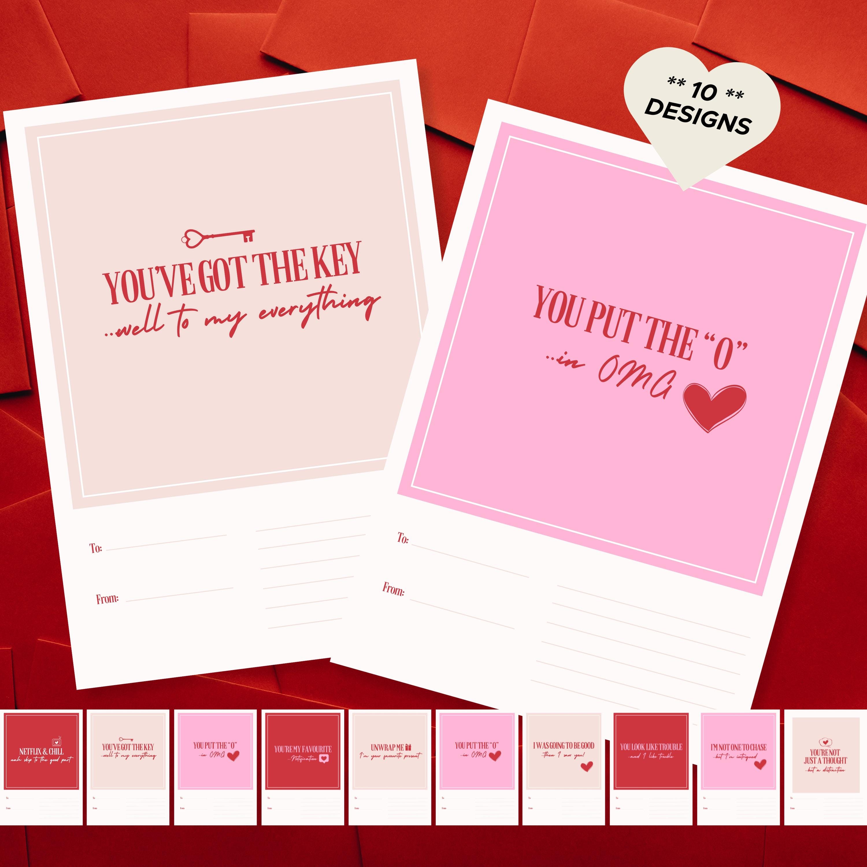 Printable Love Cards | Funny & Quirky Valentine’s Day, Anniversary and Just Because Cards | Digital Download