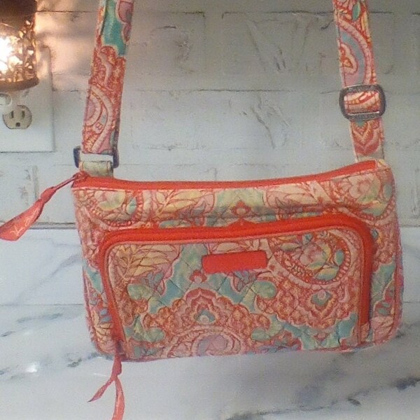 Vera Bradley Paisley in Paradise Crossbody Purse