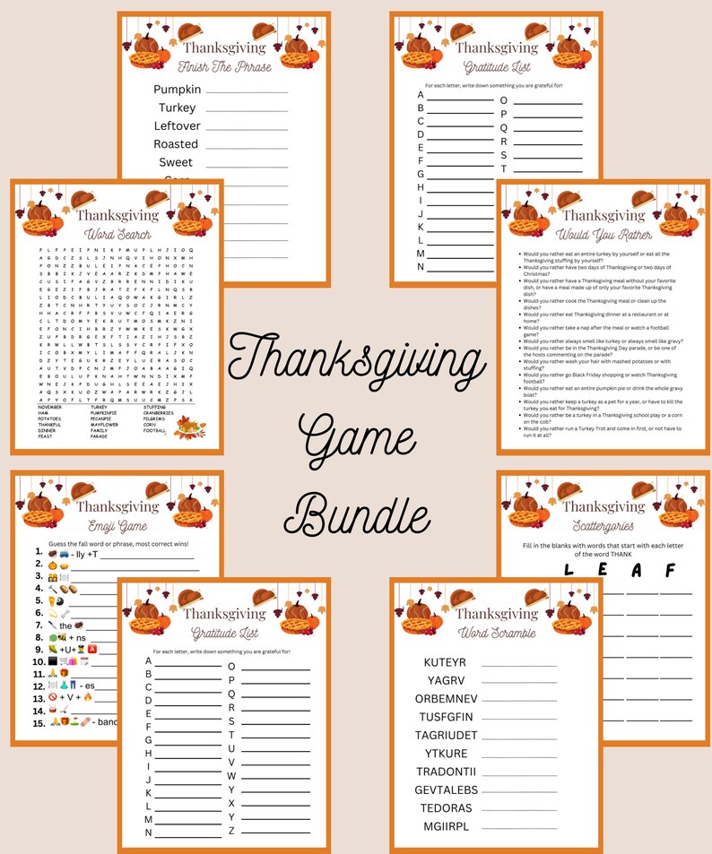 Thanksgiving bedtime prayers