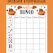 Printable Thanksgiving Bunco Score Card Sheet - Bunco Printable Game ...