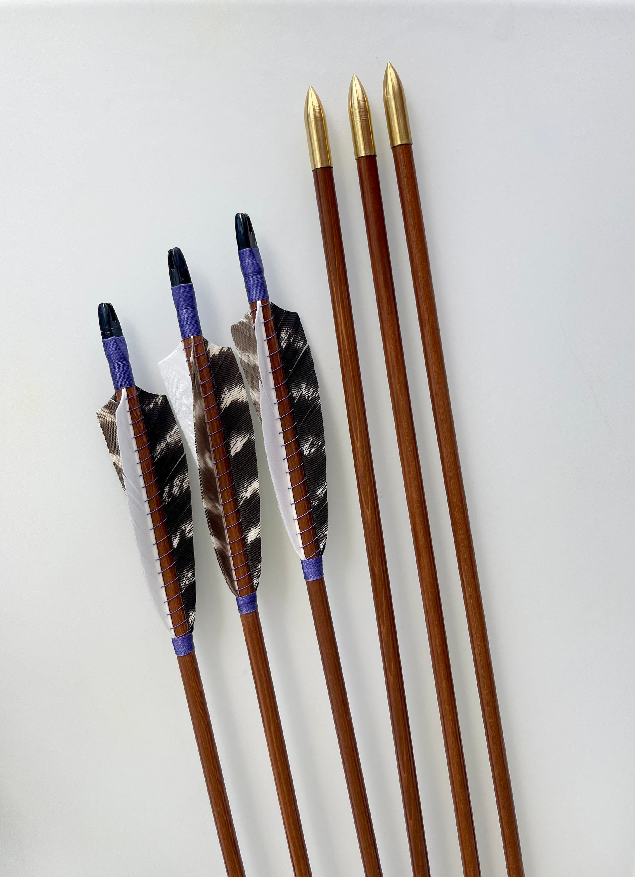 Archery Arrows With Plastic Knock / Wooden Arrows / Training