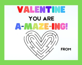 Valentine "A-MAZE-ING" Gift Tag