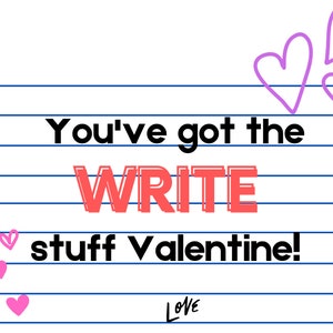 Write Stuff Valentine