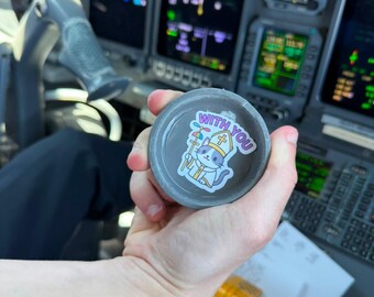 Prophatcat Aviation Sticker | Patron Saint of Safe Flights