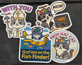 PropHatCat Sticker Pack 1