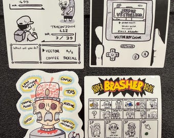 ATCdoodles Sticker Pack 1 |  "ATC 64"