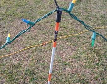 3D Printed Christmas Light Holder for Yard Markers - Set of 6/12