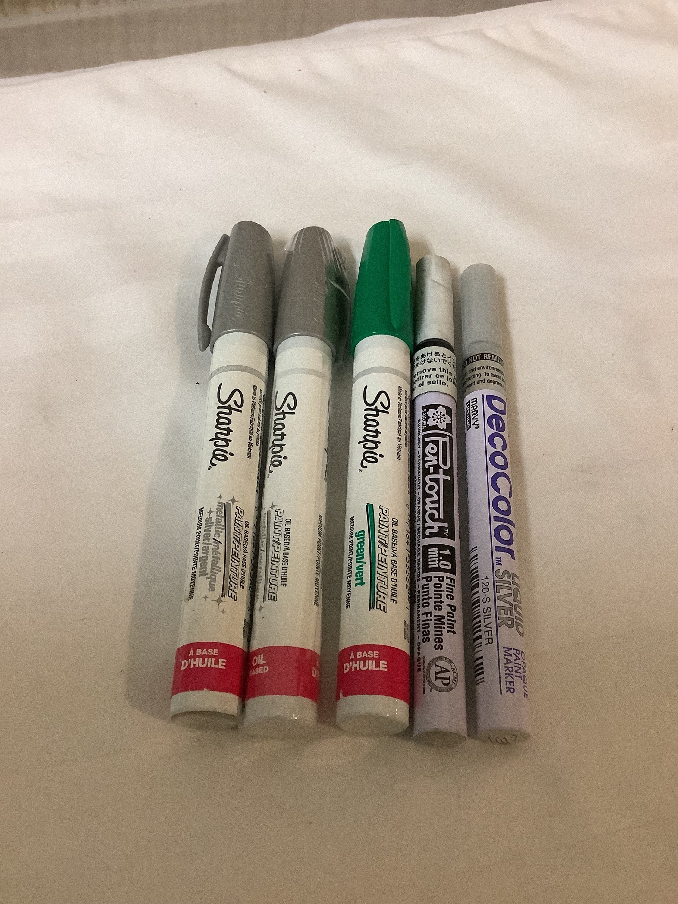 Sharpie Paint Marker Fine Point Oil Based All 15 Color Set 