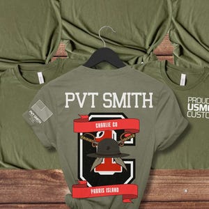 Custom Boot Camp Graduation TShirt, Basic Training Shirt, Proud Mom, Soldier Tee, Proud Wife, Army, Marines, Air Force, Personalizable Top