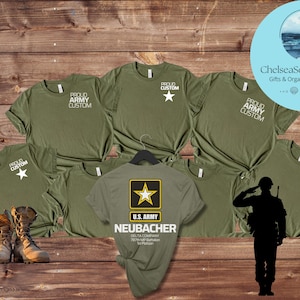 Personalisierbar, Armee Abschluss Shirt, Boot Camp T-Shirt, stolze Familie, graduierten Geschenk, Armee T-Shirt, passende T-Shirt, personalisierte Geschenke, Einsatz T-Shirt