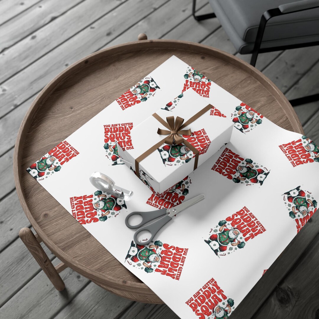 Festive Gift Wrap Paper: Holiday Christmas Wrapping, Eco-friendly Inks ...