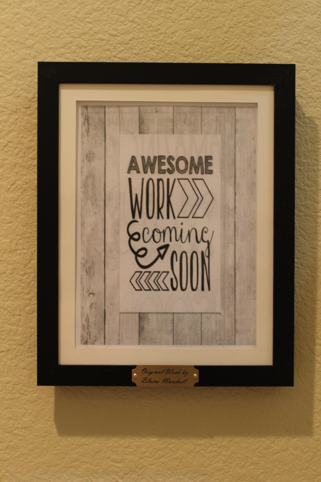 Personalized Art Storage Frames - Etsy