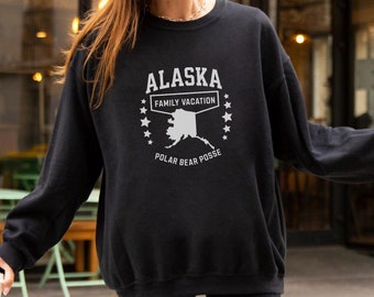 Alaska Family Vacation Matching Sweatshirt Cute Alaska Pullover Alaskan Cruise Group Shirts