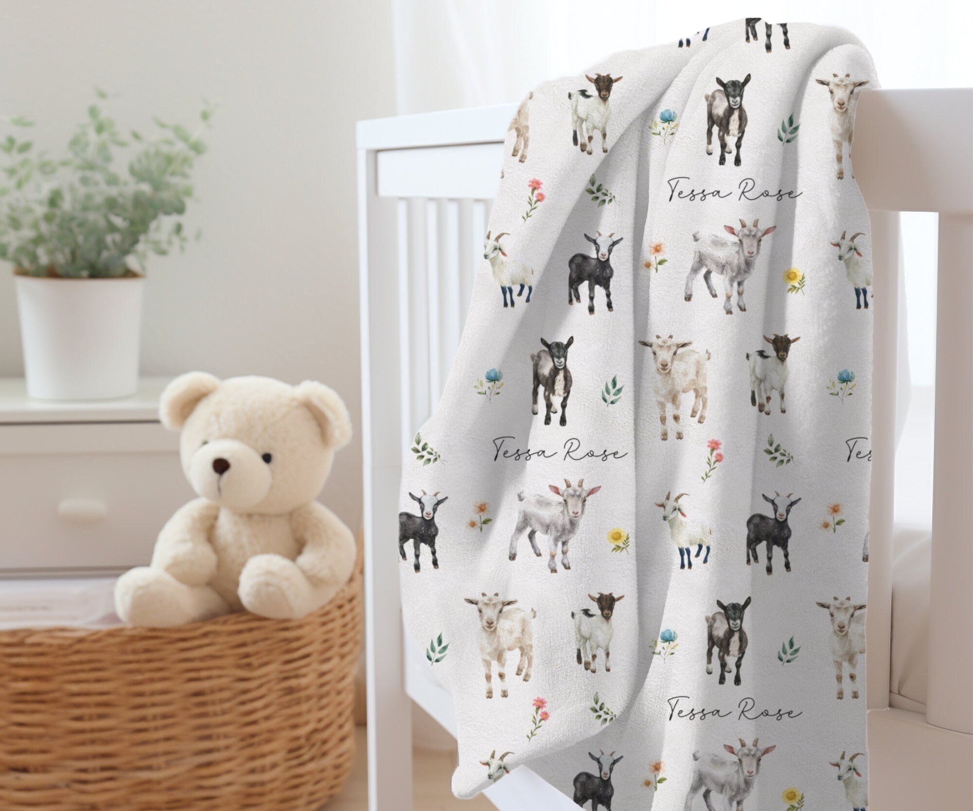 Soft goat baby blanket shop