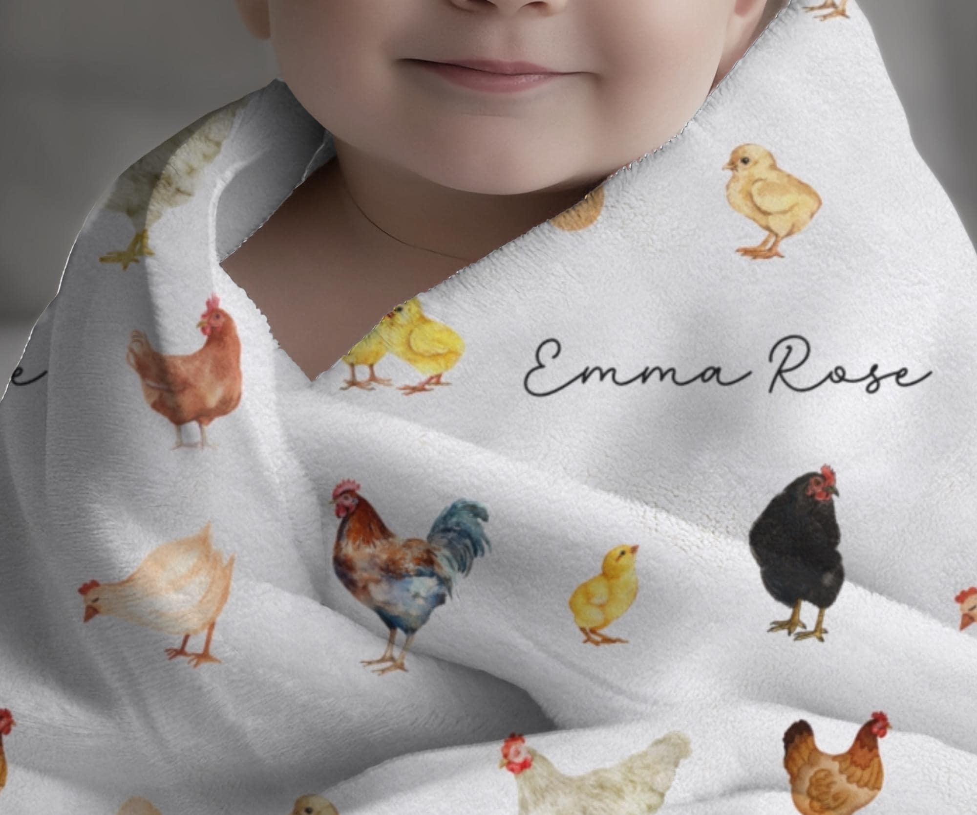 Chicken Baby Blanket Etsy Canada
