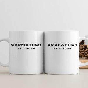Personalized Gift for Godparent Proposal Godmother Gift Idea for Godfather Mug Confirmation Keepsake Gift for Godparent Gift from Godchild