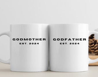 Personalized Gift for Godparent Proposal Godmother Gift Idea for Godfather Mug Confirmation Keepsake Gift for Godparent Gift from Godchild