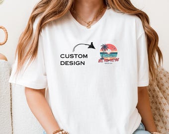 Custom Tshirt for Family Vacation Matching Shirt for Reunion Tee for Girl's Trip Personalized Logo Design for Family Road Trip