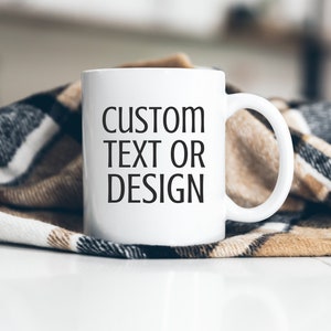 Benutzerdefinierte Kaffeetasse Geschenkidee für Sie Fügen Sie Ihr eigenes Foto hinzu Benutzerdefinierte Text Tasse Personalisierte Keramiktasse
