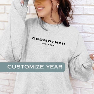Personalized Gift for Godmother Sweatshirt for Godfather Proposal Custom Gift for Godparent Special Proposal Keepsake for Baptism