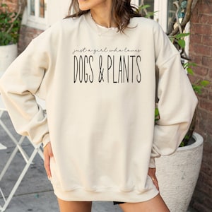 Plant Lover Crewneck Sweater for her