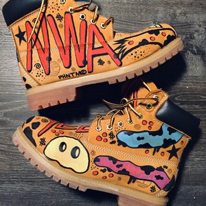 Custom Hand-Painted Timberland Boots: One-of-a-Kind Art