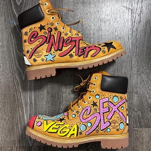 Custom Hand-Painted Timberland Boots: One-of-a-Kind Art
