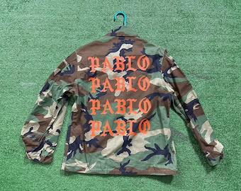 TLOP The Life of Pablo Upcycled Reworked BDU Camo Jacket – Custom Streetwear