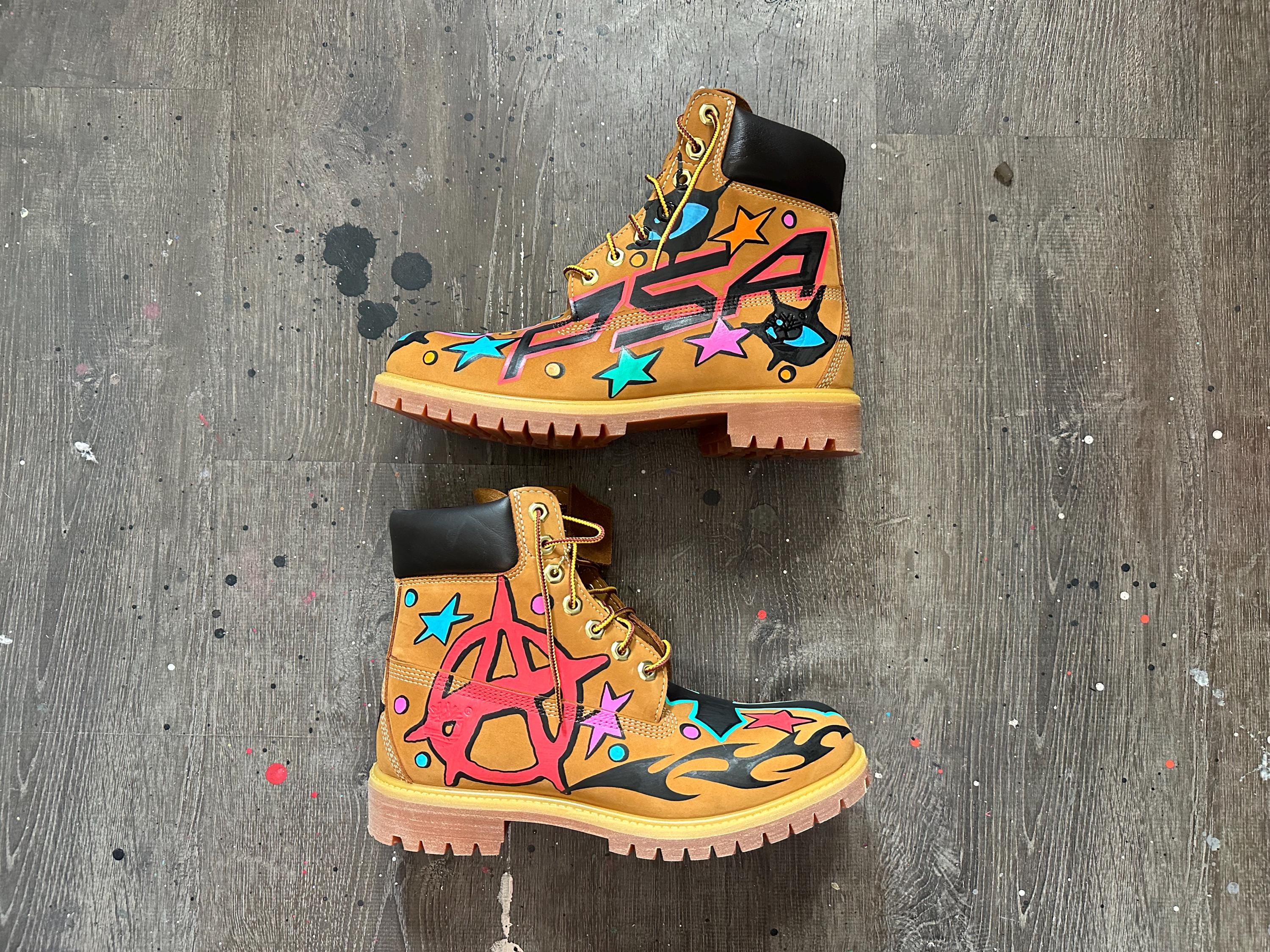 Timberland 6インチ カスタムブーツ NYロゴ ラインストーン Timberland