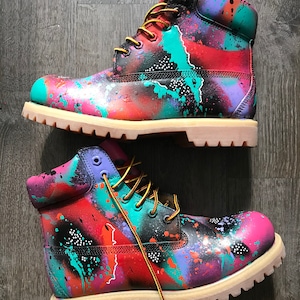 Stivali Timberland dipinti a mano personalizzati: 1 di 1 Art