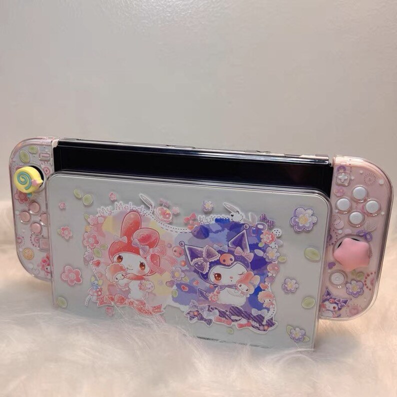 Nintendo Switch/switch OLED Kuromi Case Dock Cover Etsy Israel