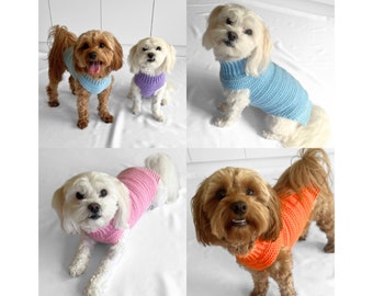 Häkelanleitung, Haustierpullover häkeln, Häkelanleitung für Hunde, Häkelpullover, Haustiermantel, Katzenpullover, Häkeln für Haustiere