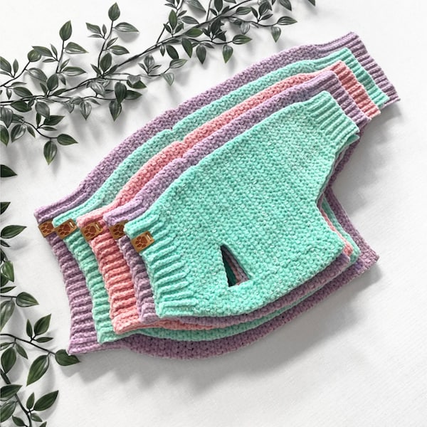PATRÓN DE GANCHILLO, Jersey de terciopelo para mascotas, patrón de suéter de crochet para perros, jersey de crochet, suéter de crochet para mascotas, abrigo para mascotas, suéter para gatos, mascotas de crochet