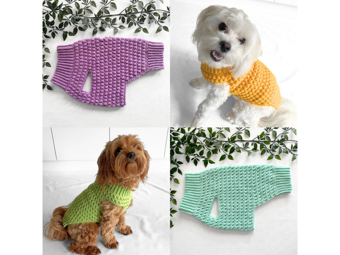 CROCHET PATTERN BUNDLE, Crochet Dog Jumper, Dog Sweater Crochet