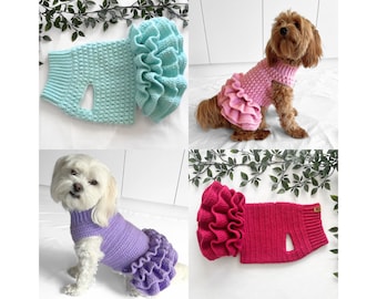 HÄKELMUSTER BUNDLE, häkeln Hund Pullover, Haustier Tutu, Hund Pullover Muster, häkeln Welpen Kleid, häkeln Haustier Pullover, häkeln für Haustiere, Katze