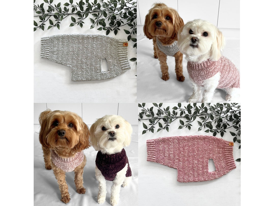 CROCHET PATTERN, Lottie and Lulus Super Snuggly Pet Sweater Crochet