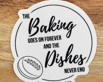 Vinyl Baking Sticker