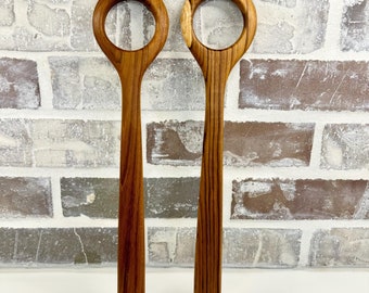 Batidor de masa danés de madera