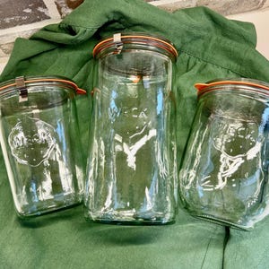 Weck Jars: Wide Mouth Glass Jars for Sourdough