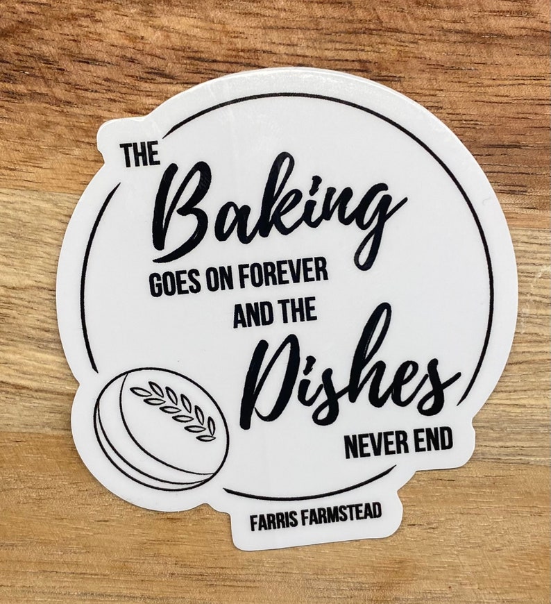 Vinyl Baking Sticker image 1