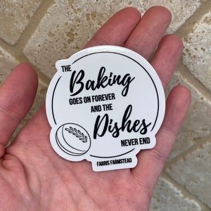 Vinyl Baking Sticker image 2