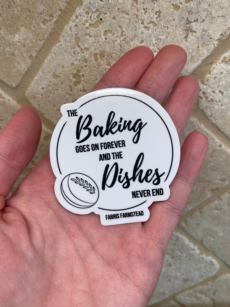 Vinyl Baking Sticker image 2