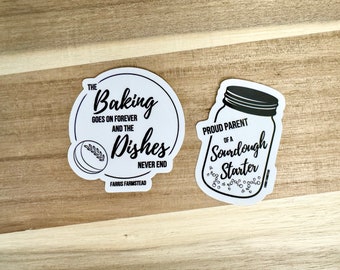 Vinyl Baking Sticker