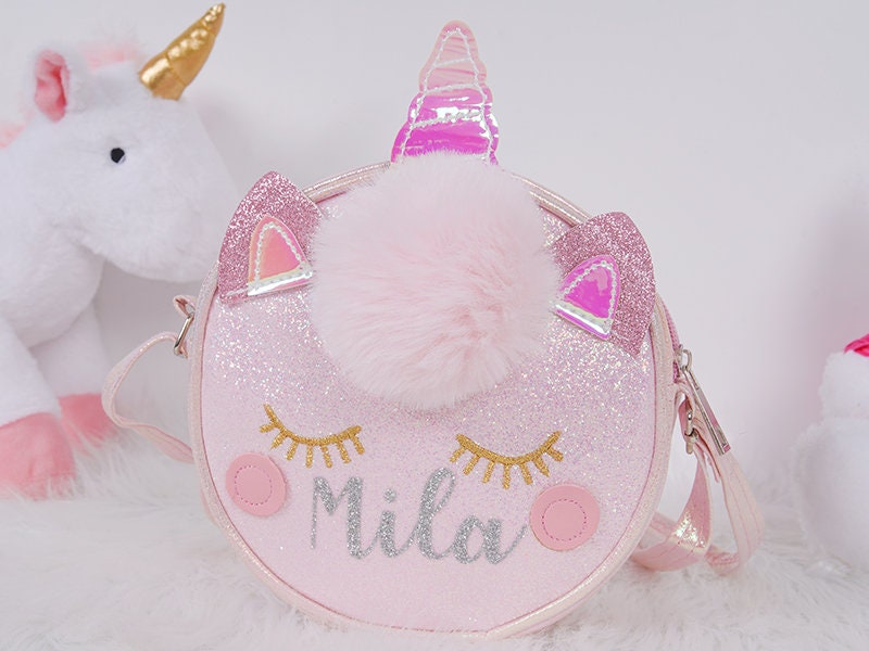  Unicorn Toddler Tote Bag Colorful Plush Princess Cute Unicorn  Crossbody Handbags for Girls (Pink) : Clothing, Shoes & Jewelry