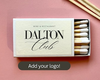 Custom Matches for Business Personalized Business Logo Matches Bulk business logo sticker on matches