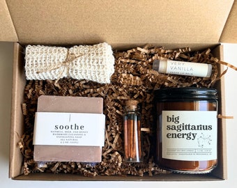 Sagittarius Gift Zodiac Big Sagittarius Energy Sagittarius Birthday Gift Sagittarius Star Sign Candle Sagittarius Self Care Box